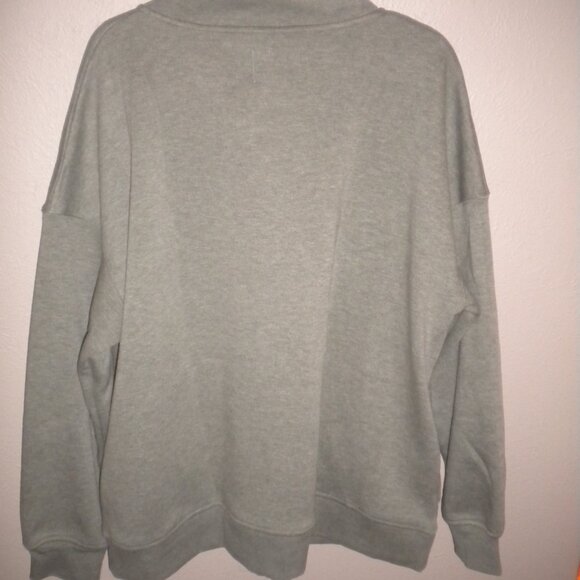 Mondetta Women's Plus Size XXL Heathered Green Full Zip Fleece Jacket NWT - Picture 6 of 6